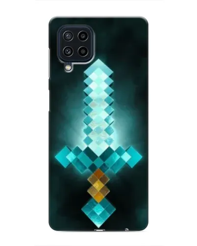 Чехол для Samsung Galaxy M32 с картинкой «Алмазный меч неон»