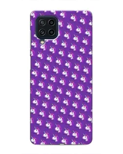 Чохол для Samsung Galaxy M32 з картинкою «Єдинороги на фіолетовому»