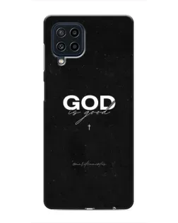 Чохол для Samsung Galaxy M32 з картинкою «GOD — Бог над усім»