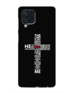 Чохол для Samsung Galaxy M32 з картинкою «Текстовий хрест»