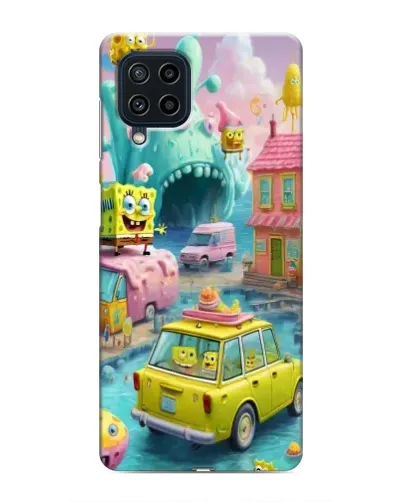 Чехол для Samsung Galaxy M32 с картинкой «Монстр-трак приключения»