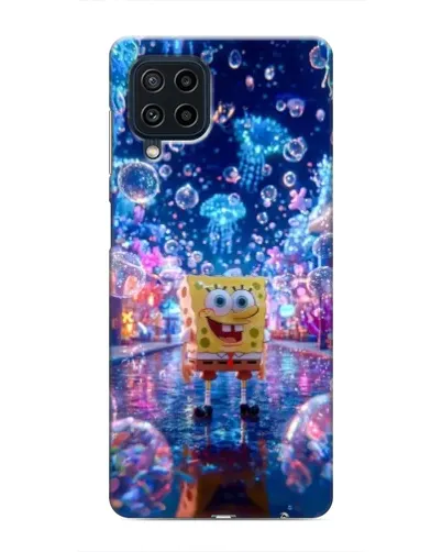 Чехол для Samsung Galaxy M32 с картинкой «Неоновый океан»