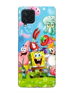 Чехол для Samsung Galaxy M32 с картинкой «Губка Боб и друзья» Чехол для Samsung Galaxy M32 с картинкой «Губка Боб и друзья»