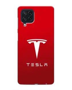 Чехол для Samsung Galaxy M32 с картинкой «Tesla Red Classic»