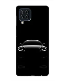 Чехол для Samsung Galaxy M32 с картинкой «Силуэт Tesla Night»