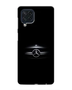 Чехол для Samsung Galaxy M32 с картинкой «Mercedes — абстрактные линии»