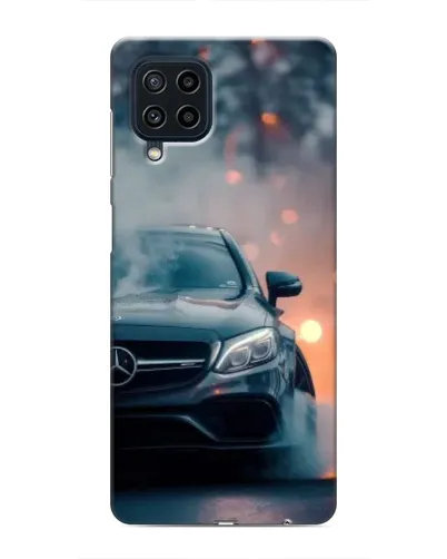 Чохол для Samsung Galaxy M32 з картинкою «Mercedes — нічне місто»