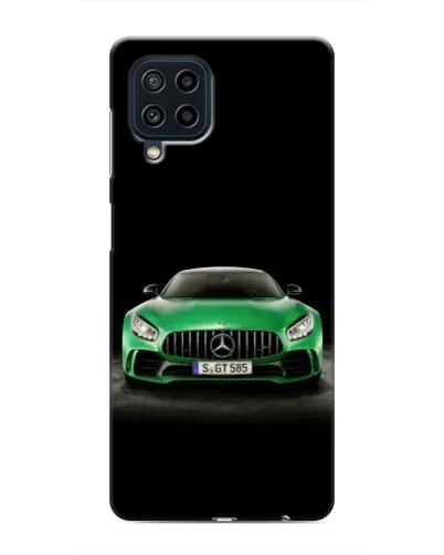 Чохол для Samsung Galaxy M32 з картинкою «Mercedes — неоновий лого»