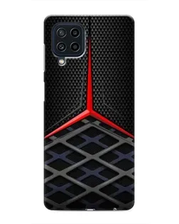 Чехол для Samsung Galaxy M32 с картинкой «Mercedes Carbon Grid»