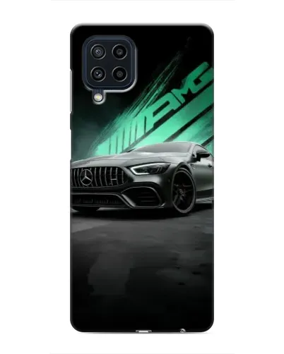 Чохол для Samsung Galaxy M32 з картинкою «Темний Mercedes AMG»