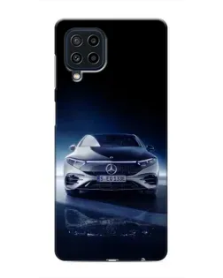 Чехол для Samsung Galaxy M32 с картинкой «Ночной Mercedes EQ»