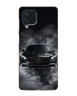 Чехол для Samsung Galaxy M32 с картинкой «Mercedes в дыму»
