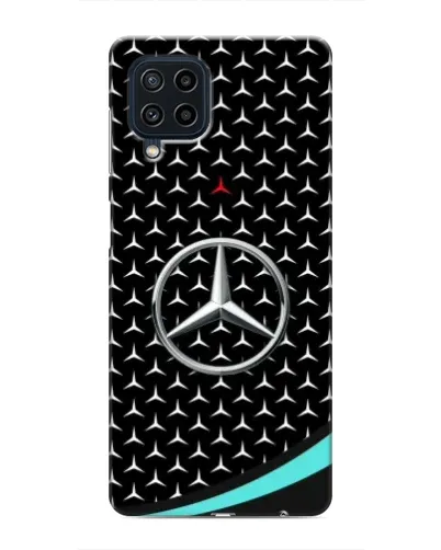Чохол для Samsung Galaxy M32 з картинкою «Mercedes — бірюзовий акцент»