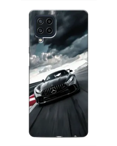 Чохол для Samsung Galaxy M32 з картинкою «Гоночний Mercedes AMG»