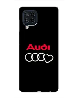 Чехол для Samsung Galaxy M32 с картинкой «Логотип Audi Heart»