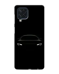 Чехол для Samsung Galaxy M32 с картинкой «Взгляд Audi в темноте»