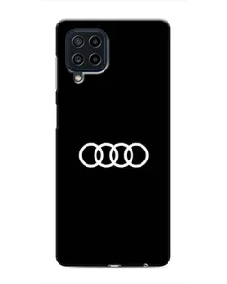 Чехол для Samsung Galaxy M32 с картинкой «Audi White Logo»