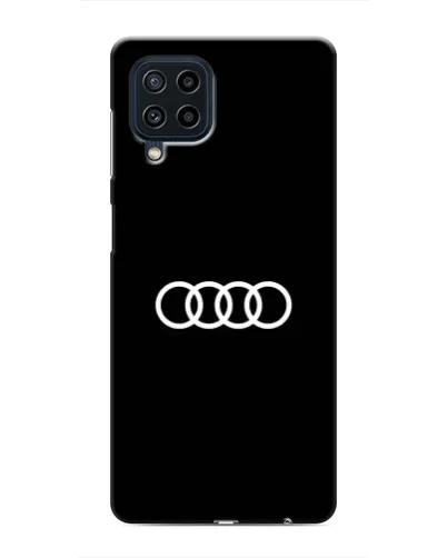 Чохол для Samsung Galaxy M32 з картинкою «Audi White Logo»