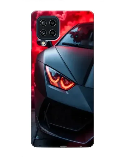 Чехол для Samsung Galaxy M32 с картинкой «Lamborghini красное сияние» Чехол для Samsung Galaxy M32 с картинкой «Lamborghini красное сияние»
