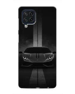 Чехол для Samsung Galaxy M32 с картинкой «Lamborghini симметрия дорог»