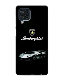 Чехол для Samsung Galaxy M32 с картинкой «Логотип Lamborghini классика»