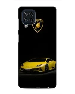 Чехол для Samsung Galaxy M32 с картинкой «Lamborghini желтый акцент»