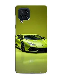 Чехол для Samsung Galaxy M32 с картинкой «Салатовый Lamborghini Huracan»