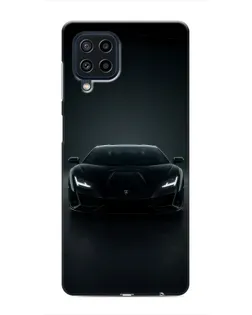 Чехол для Samsung Galaxy M32 с картинкой «Черный Lamborghini Aventador»