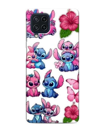 Чохол для Samsung Galaxy M32 з картинкою «Стікери Stitch та Angel»