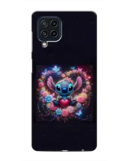 Чохол для Samsung Galaxy M32 з картинкою «Stitch у квітах»