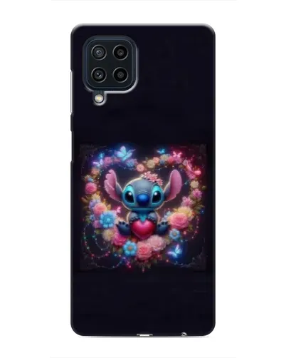 Чохол для Samsung Galaxy M32 з картинкою «Stitch у квітах»