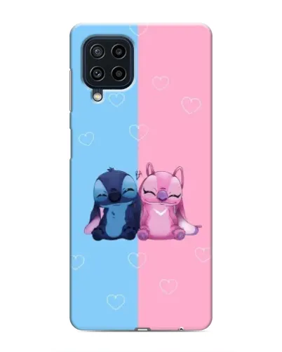 Чохол для Samsung Galaxy M32 з картинкою «Stitch та Angel Love»