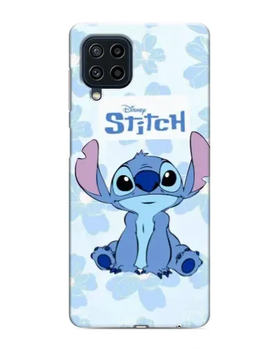 Чохол для Samsung Galaxy M32 з картинкою «Stitch серед квітів»
