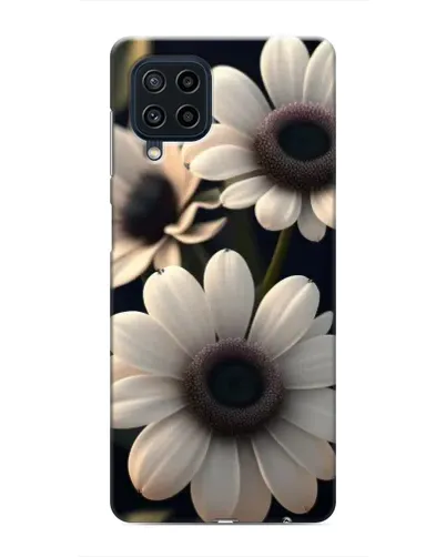 Чехол для Samsung Galaxy M32 с картинкой «Белые маргаритки макро»