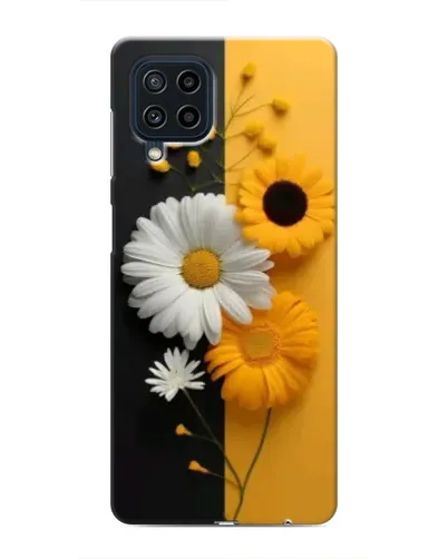Чехол для Samsung Galaxy M32 с картинкой «Подсолнух и ромашка»