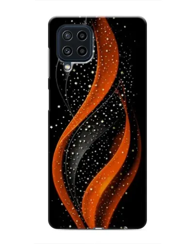 Чехол для Samsung Galaxy M32 с картинкой «Огненная звездная волна»