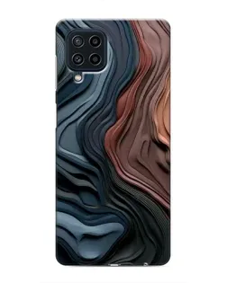 Чехол для Samsung Galaxy M32 с картинкой «Цветные волны каньона»