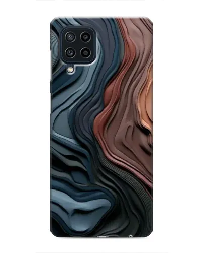 Чехол для Samsung Galaxy M32 с картинкой «Цветные волны каньона»