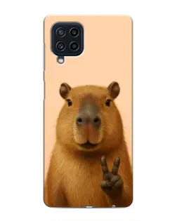 Чехол для Samsung Galaxy M32 с картинкой «Капибара виктория» Чехол для Samsung Galaxy M32 с картинкой «Капибара виктория»