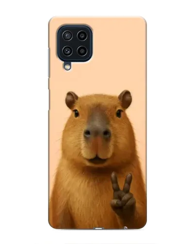 Чехол для Samsung Galaxy M32 с картинкой «Капибара виктория»