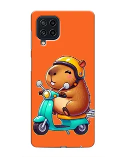 Чехол для Samsung Galaxy M32 с картинкой «Капибара на скутере» Чехол для Samsung Galaxy M32 с картинкой «Капибара на скутере»