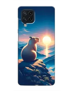 Чехол для Samsung Galaxy M32 с картинкой «Закат солнца с капибарой» Чехол для Samsung Galaxy M32 с картинкой «Закат солнца с капибарой»