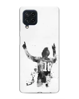 Чехол для Samsung Galaxy M32 с картинкой «Messi ART»