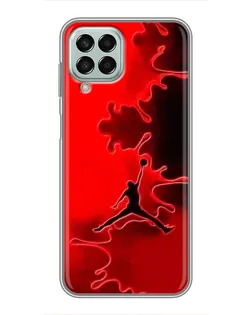 Чохол для Samsung Galaxy M33 (5G) (M336B) з картинкою «Jordan Red Smoke»