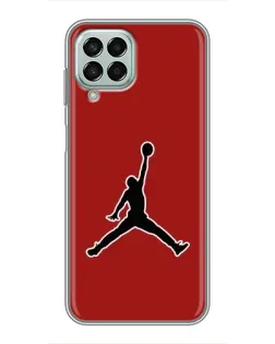 Чохол для Samsung Galaxy M33 (5G) (M336B) з картинкою «Jordan Red Back»