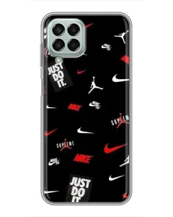Чохол для Samsung Galaxy M33 (5G) (M336B) з картинкою «Nike Mix Pattern»