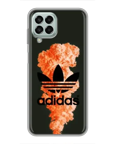 Чохол для Samsung Galaxy M33 (5G) (M336B) з картинкою «Помаранчевий дим Adidas»