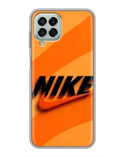 Чехол для Samsung Galaxy M33 (5G) (M336B) с картинкой «Оранжевый драйв Nike» Чехол для Samsung Galaxy M33 (5G) (M336B) с картинкой «Оранжевый драйв Nike»