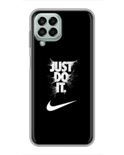 Чохол для Samsung Galaxy M33 (5G) (M336B) з картинкою «Текстовий принт Nike»