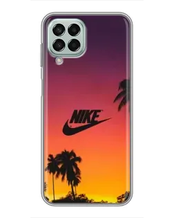 Чохол для Samsung Galaxy M33 (5G) (M336B) з картинкою «Nike на заході сонця»